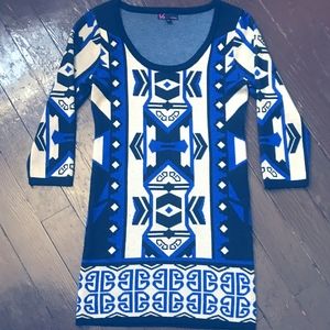 Aztec Sweater Dress